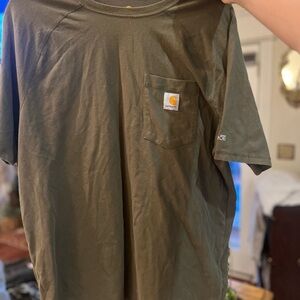 Carhartt Men's Dark Green Short Sleeve Tee